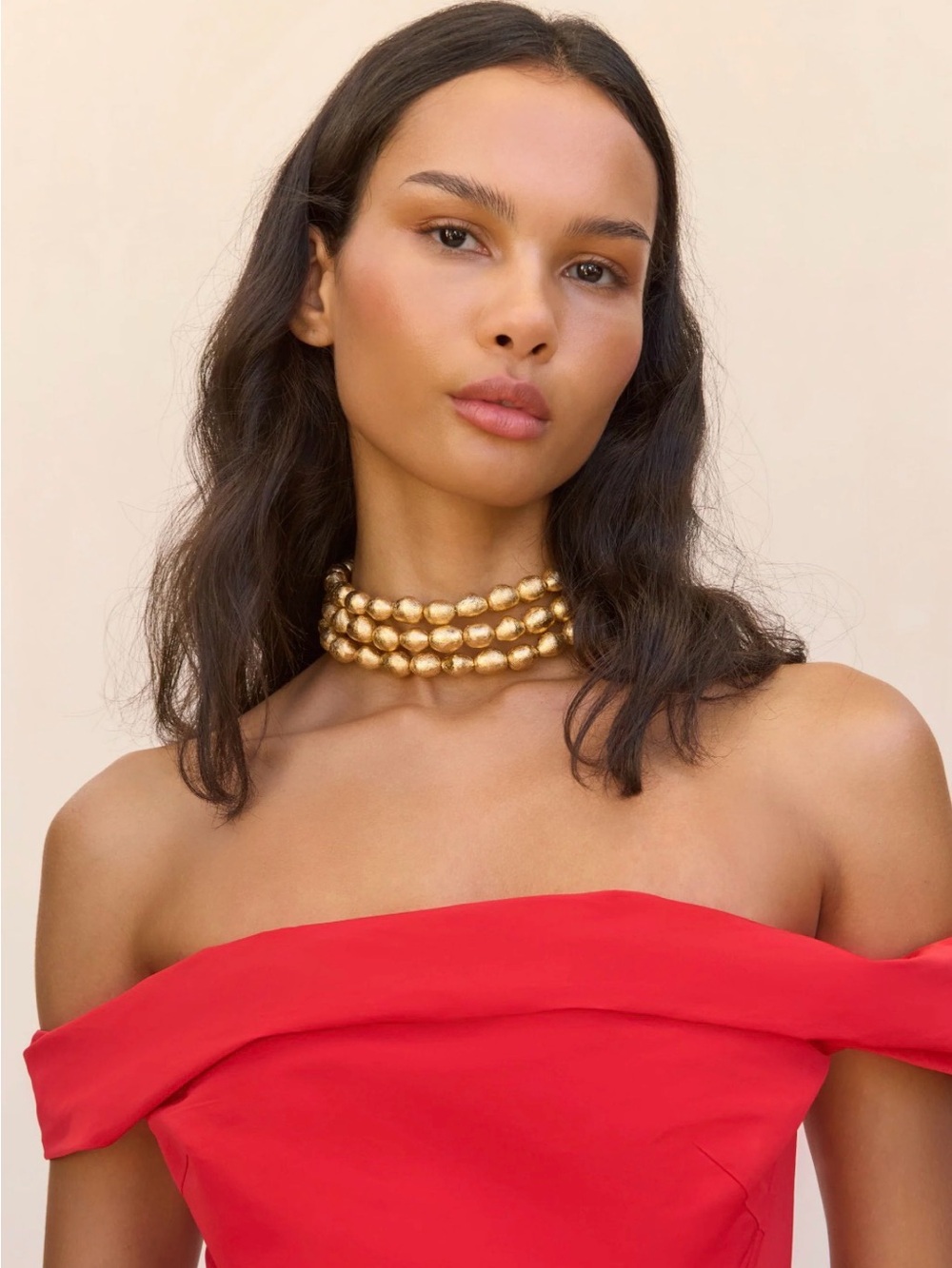 Cult Gaia Nora Gold Beaded Choker - Women's Jewelry